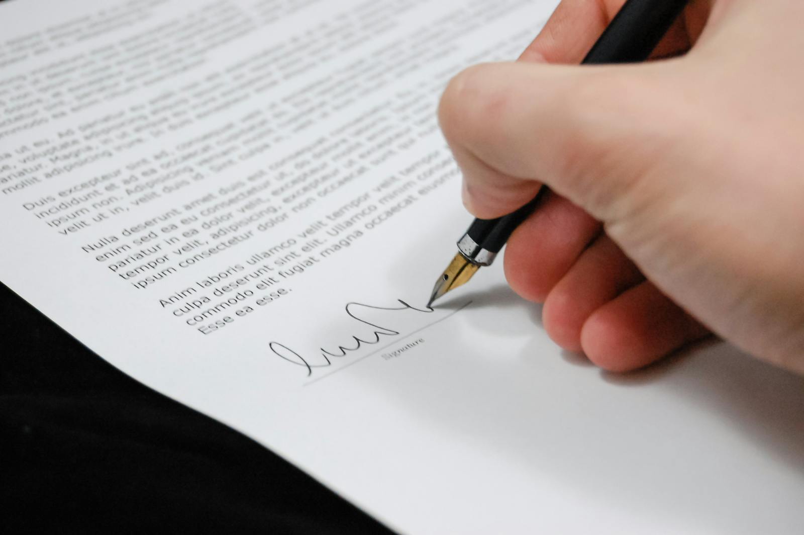 signing a legal will