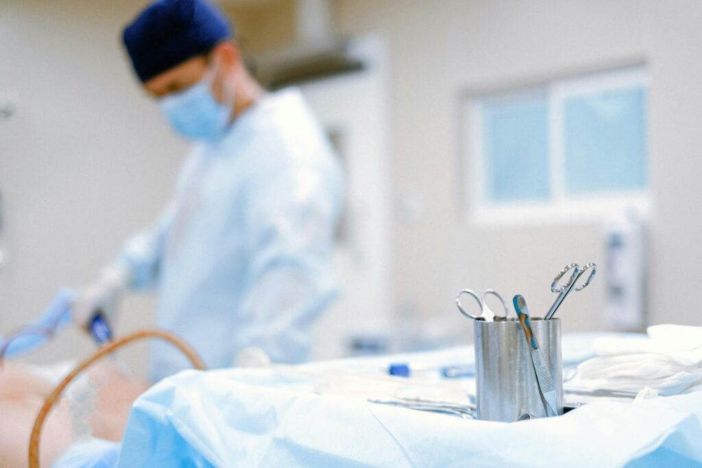 Doctor and Patient in Operation Room