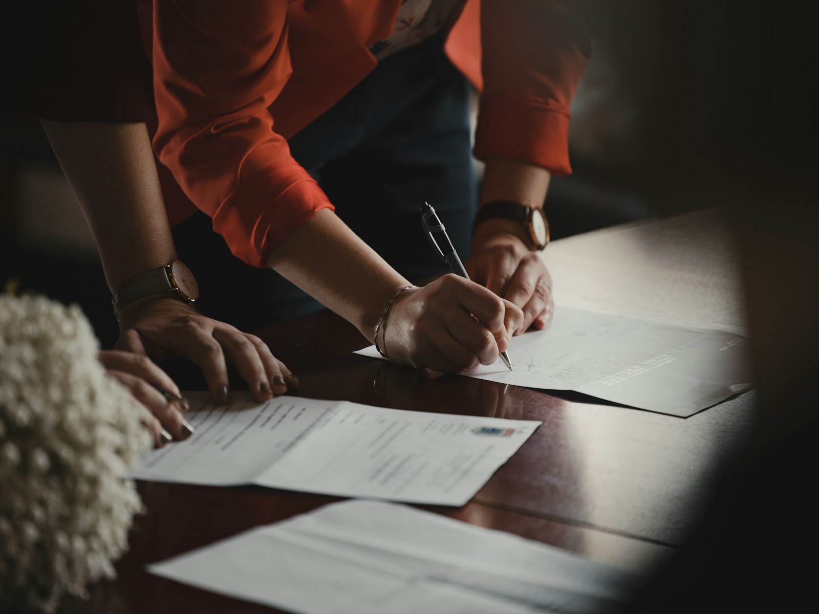 Person signing the document